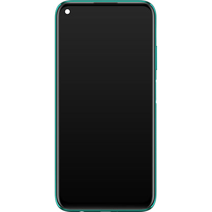 Display cu Touchscreen Huawei P40 lite 4G, cu Rama si Acumulator, Verde, Service Pack 02353KGA