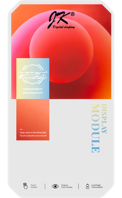 Display cu Touchscreen JK pentru Apple iPhone 11, cu Rama, Versiune LCD In-Cell IC Movable, Negru