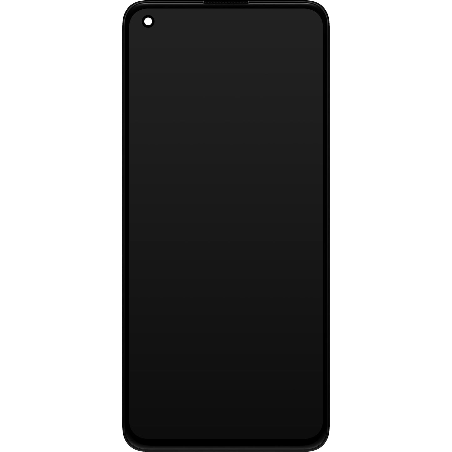 Wyświetlacz dotykowy Oppo K9 / Find X3 Lite / Reno5 5G z ramką, czarny, Service Pack 4905997