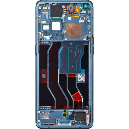 Display cu Touchscreen Oppo Find X3 Pro, cu Rama, Albastru, Service Pack 4906613