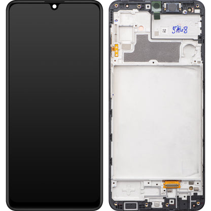 Display cu Touchscreen Samsung Galaxy M32 M325, cu Rama, Negru, Service Pack GH82-26193A