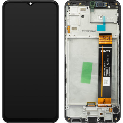 Wyświetlacz dotykowy Samsung Galaxy A23 A235, z ramką, czarny, Service Pack GH82-28563A