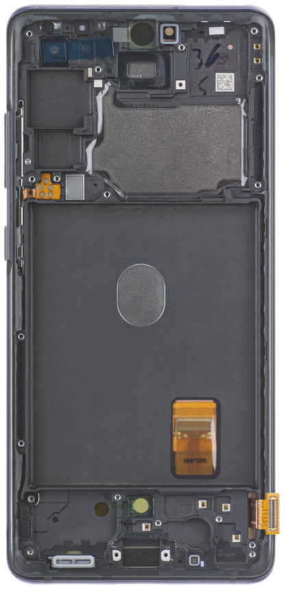 Wyświetlacz dotykowy Samsung Galaxy S20 FE G780, z ramką, granatowy, Service Pack GH82-24220A