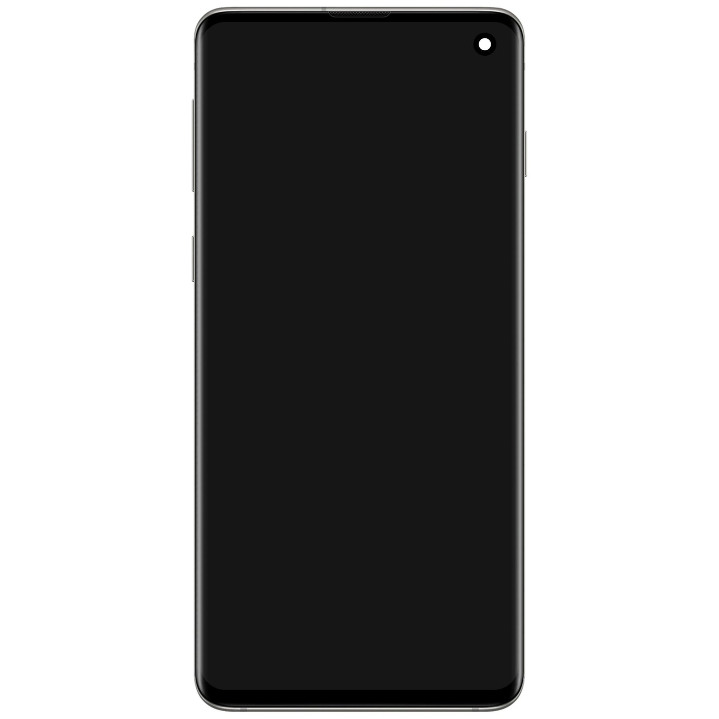 Display cu Touchscreen Samsung Galaxy S10 G973, cu Rama, Argintiu, Service Pack GH82-18850G