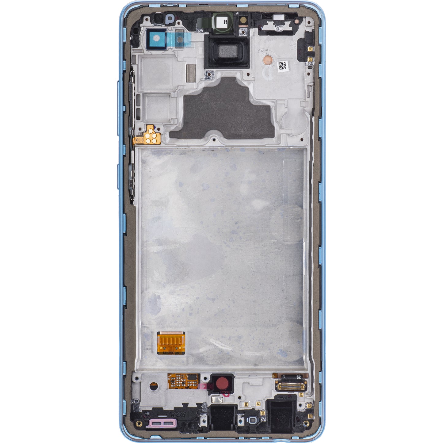 Display cu Touchscreen Samsung Galaxy A72 A725 / A72 5G A726, cu Rama, Albastru, Service Pack GH82-25460B