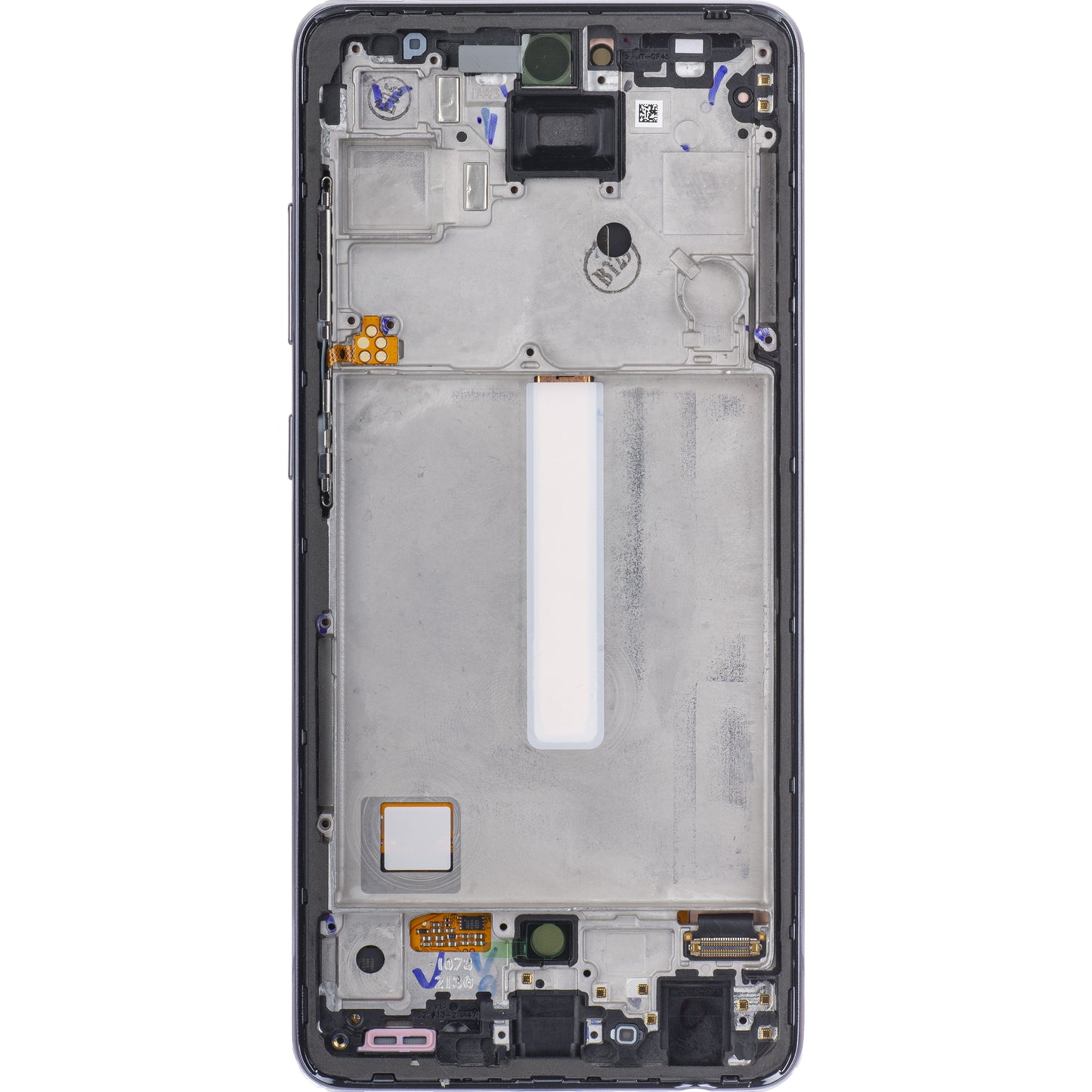 Wyświetlacz dotykowy Samsung Galaxy A52 5G A526 / A52 A525, z ramką, czarny, Service Pack GH82-25524A