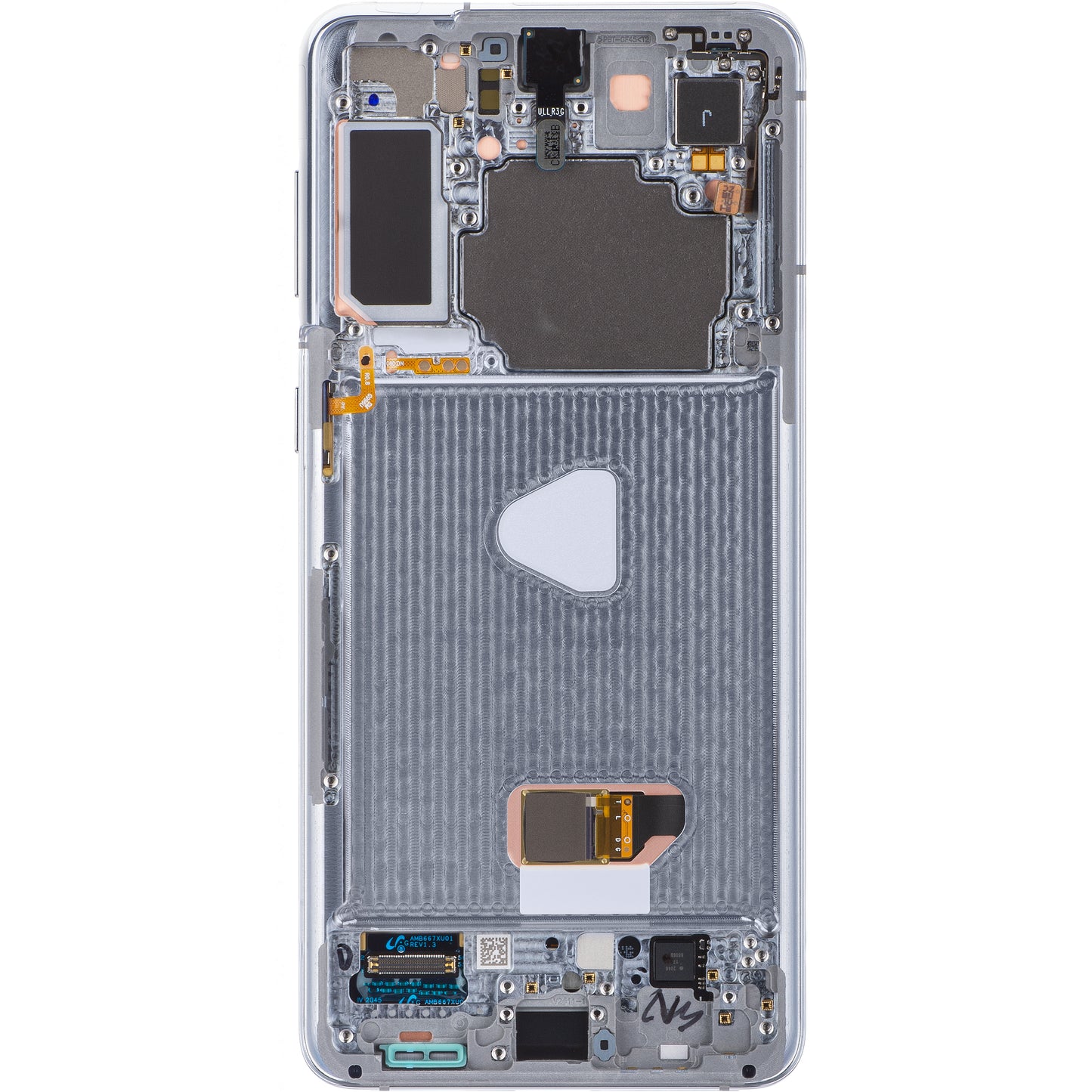 Display cu Touchscreen Samsung Galaxy S21+ 5G G996, cu Rama, Argintiu, Service Pack GH82-24554C