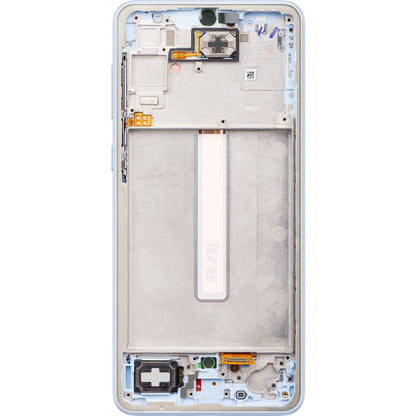 Display cu Touchscreen Samsung Galaxy A33 5G A336, cu Rama, Albastru, Service Pack GH82-28143C