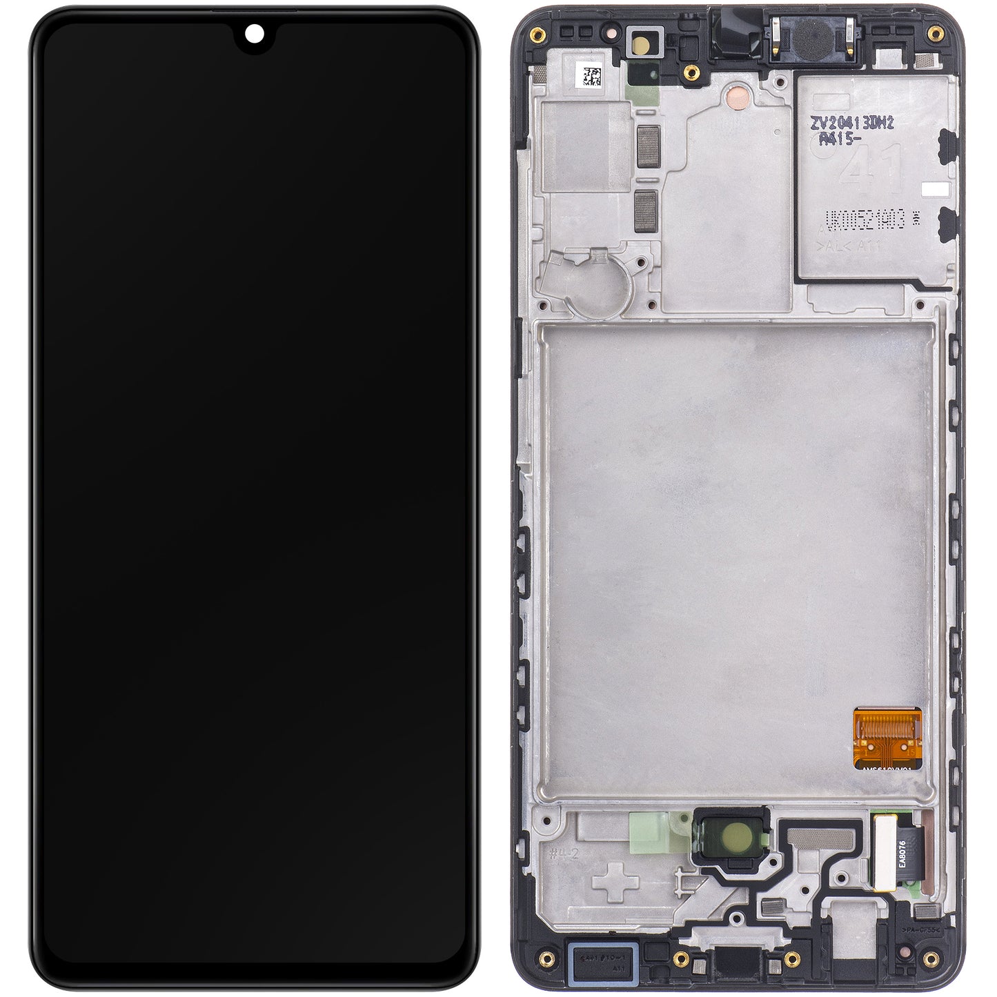 Display cu Touchscreen Samsung Galaxy A41 A415, cu Rama, Negru, Service Pack GH82-22860A