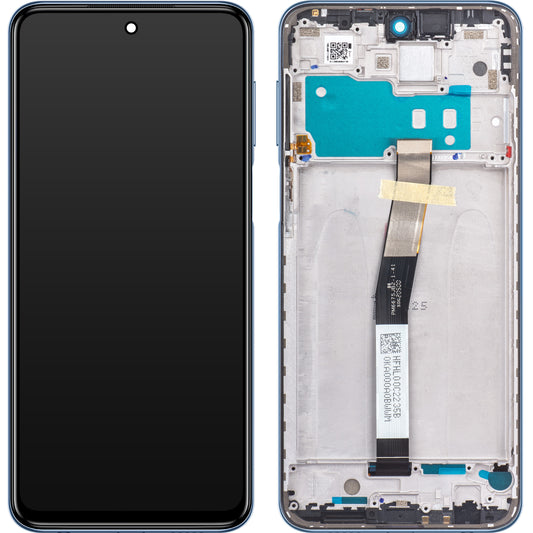 Wyświetlacz dotykowy Xiaomi Redmi Note 9S / Note 9 Pro z ramką, szary (Interstellar Gray), Service Pack 560004J6A100