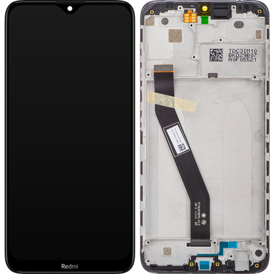 Wyświetlacz dotykowy Xiaomi Redmi 8, z ramką, czarny, Service Pack 5600040C3I00