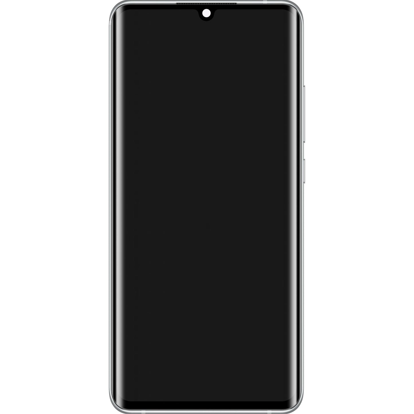 Wyświetlacz dotykowy Xiaomi Mi Note 10 / Note 10 Pro z ramką, biały, Service Pack 56000200F400