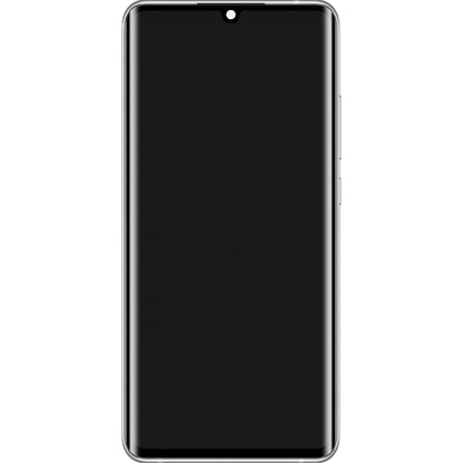 Wyświetlacz dotykowy Xiaomi Mi Note 10 / Note 10 Pro z ramką, biały, Service Pack 56000200F400