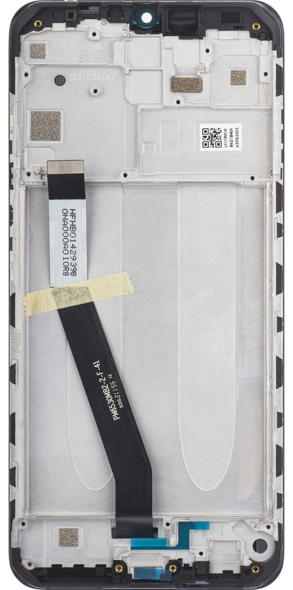 Display cu Touchscreen Xiaomi Redmi 9, cu Rama, Negru, Service Pack 5600050J1900