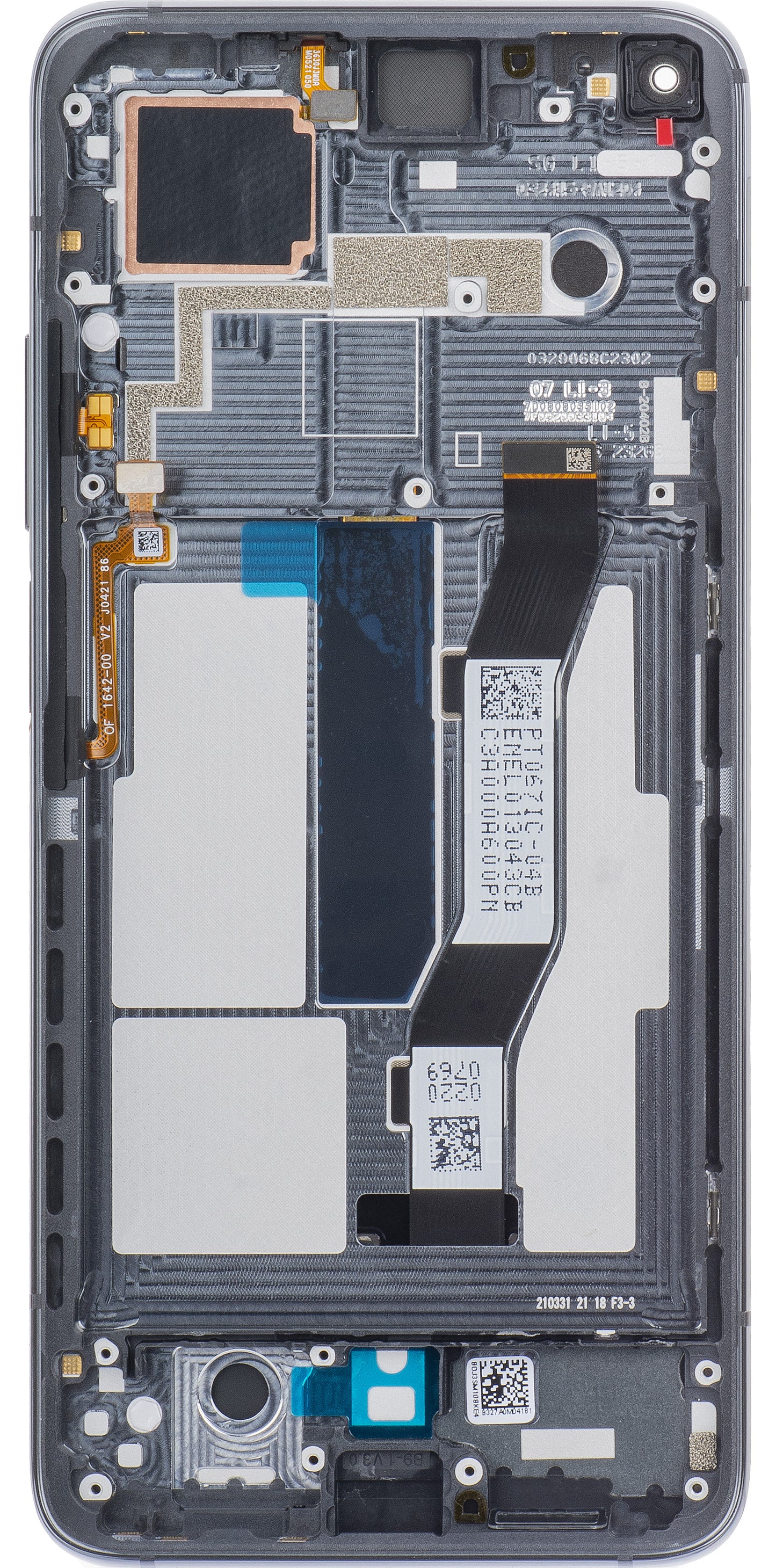 Wyświetlacz dotykowy Xiaomi Redmi K30S / 10T 5G / 10T Pro 5G, z ramką, czarny, Service Pack 560003030J3S00