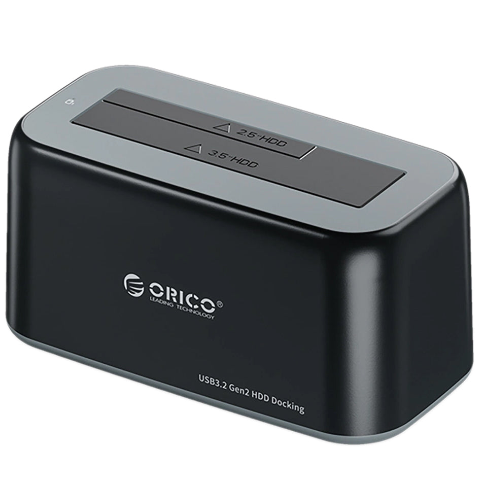 Docking Station Orico 6819C3 1-Drive pentru HDD / SSD SATA 2.5inch / 3.5inch, Negru