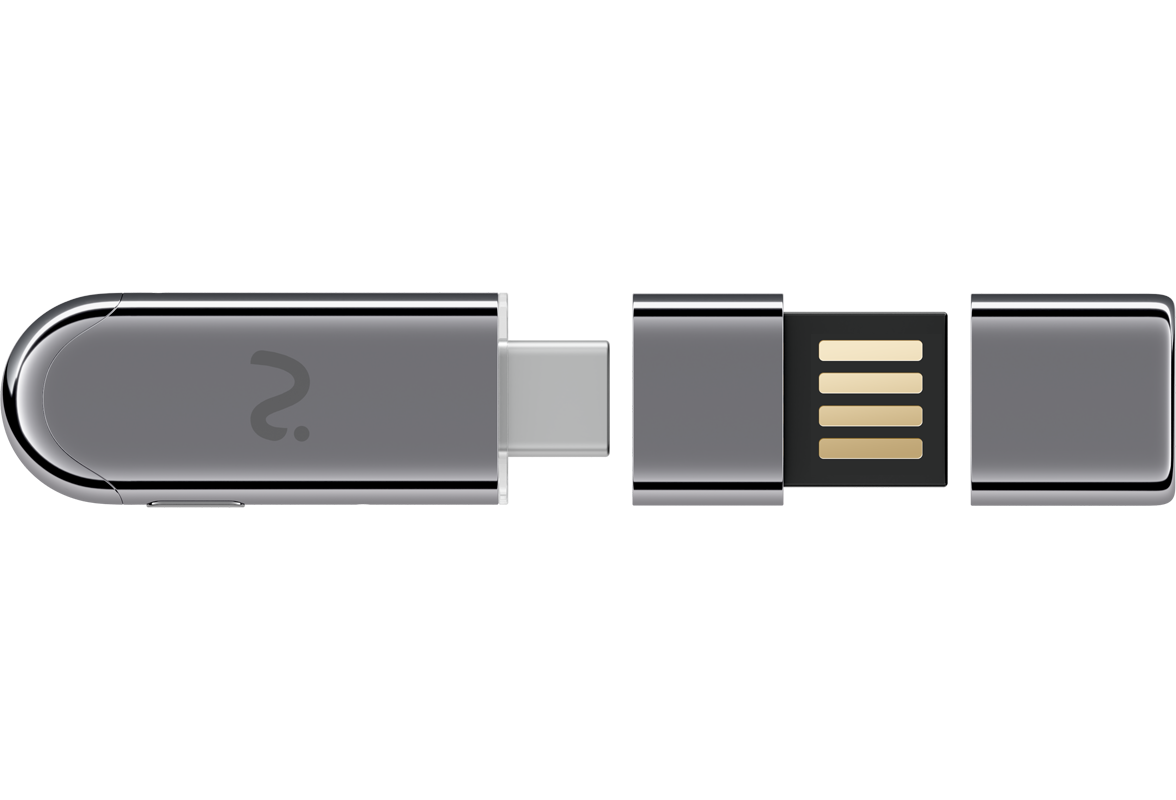 Dongle Inregistrare / Reportofon Viaim NoteKit AI, USB-C / USB-A, Gri