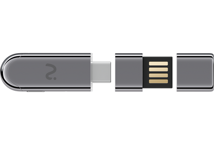 Dongle Inregistrare / Reportofon Viaim NoteKit AI, USB-C / USB-A, Gri