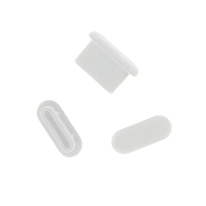 Dop Anti Praf Port Telefon OEM, USB-C, Set 10 bucati, Alb