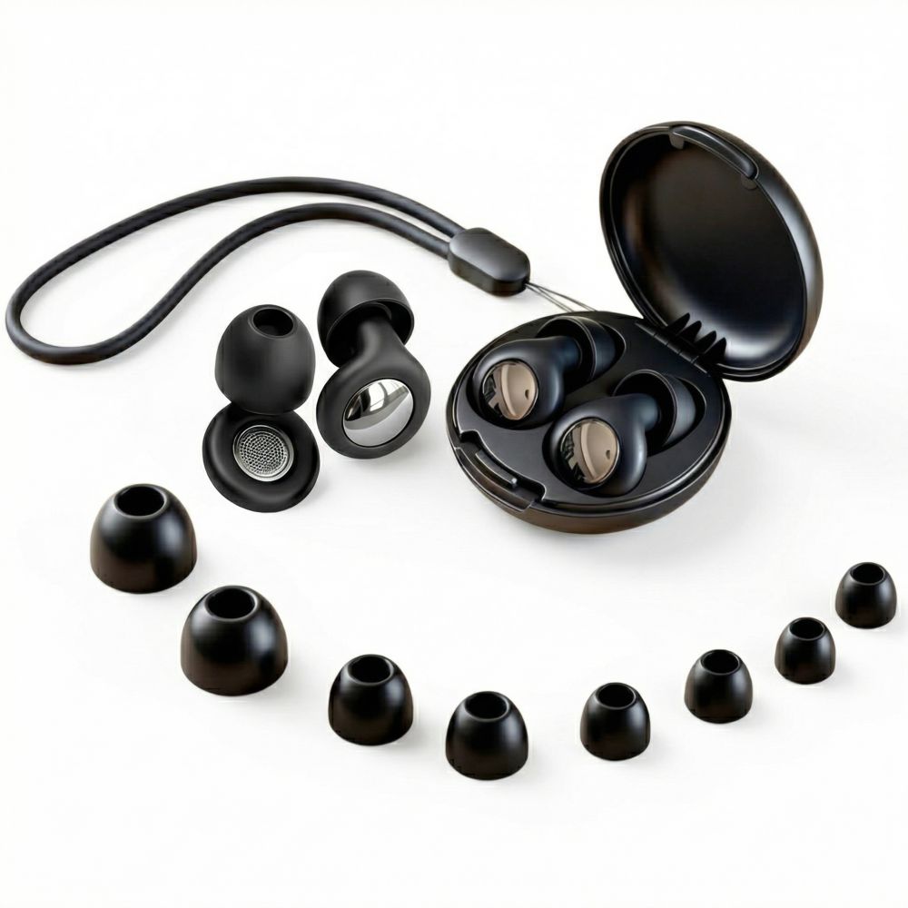 Dopuri de Urechi Tech-Protect QuietFit, Negre