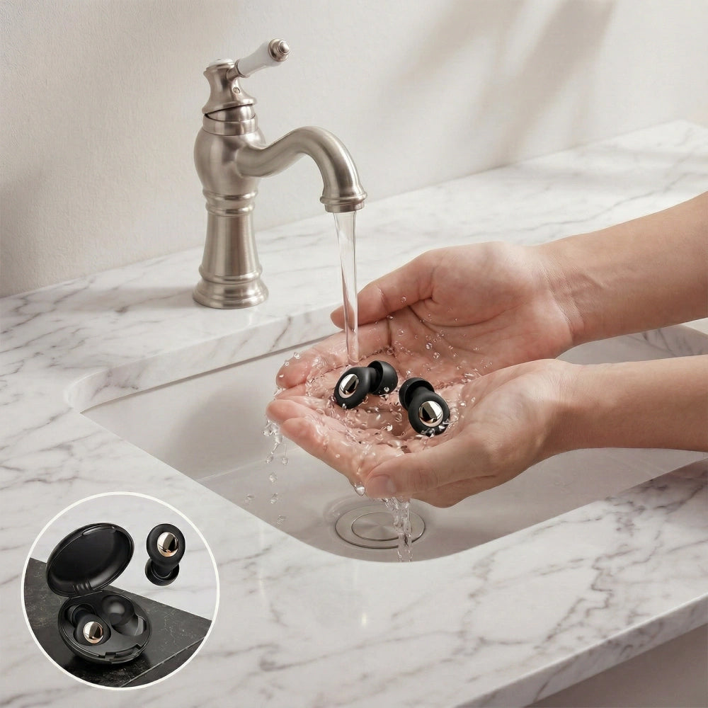 Dopuri de Urechi Tech-Protect QuietFit, Negre