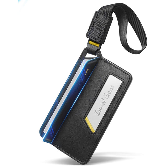Eticheta Bagaj Mana / Valiza Spigen Luggage Tag LF510, Neagra AHP09776