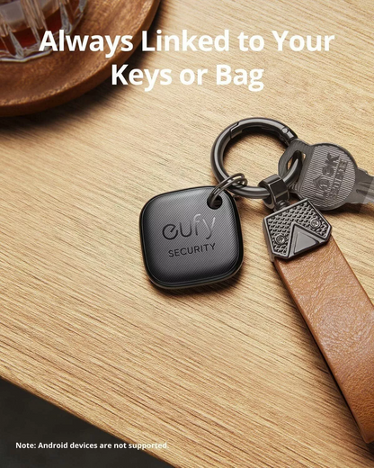 Eufy Security SmartTrack Link pentru iOS Series, Set 4 bucati, Negru E87B0012