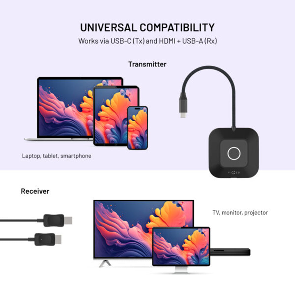Extender Wireless HDMI Fixed AirLink, 1080P, Negru