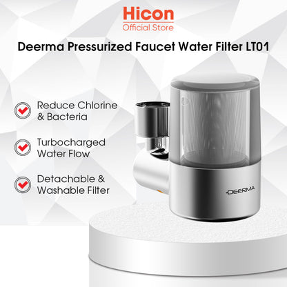 Filtru de Apa pentru Robinet Deerma LT01, Argintiu