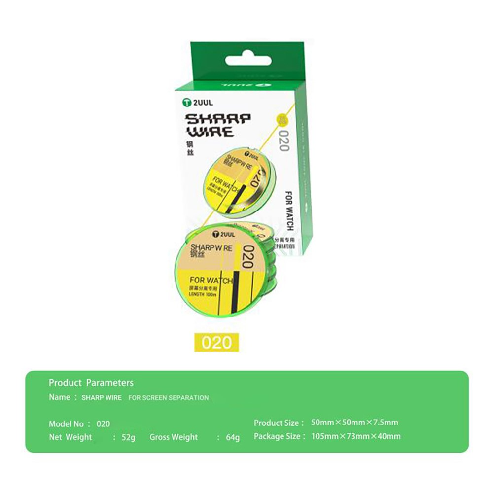 Fir Molibden 2UUL 020 GS pentru Ceas, 100m