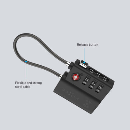 Fixed SmartTag Travel pentru iOS Series, Negru