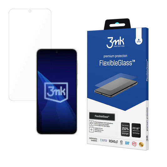 Folie de protectie Ecran 3MK FlexibleGlass pentru Samsung Galaxy A57 5G, Sticla Flexibila, Full Glue