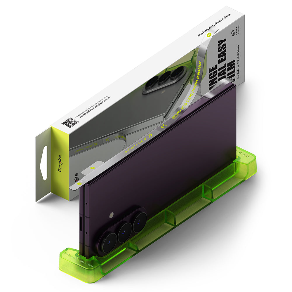 Folie de protectie Balama Ringke Dual Easy pentru Samsung Galaxy Z Fold8 Ultra F976, Plastic, Set 2 bucati