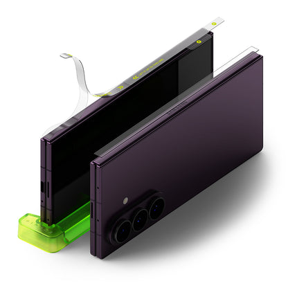 Folie de protectie Balama Ringke Dual Easy pentru Samsung Galaxy Z Fold8 Ultra F976, Plastic, Set 2 bucati