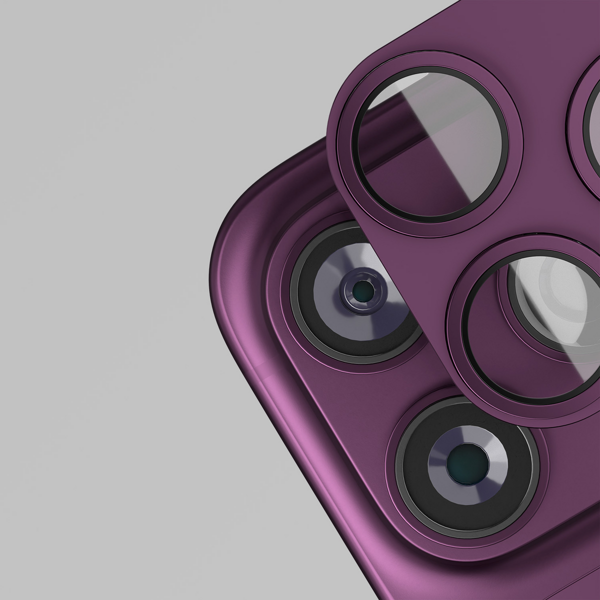 Folie de protectie Camera Spate Etteri pentru Apple iPhone 18 Pro, Sticla Securizata, Visinie