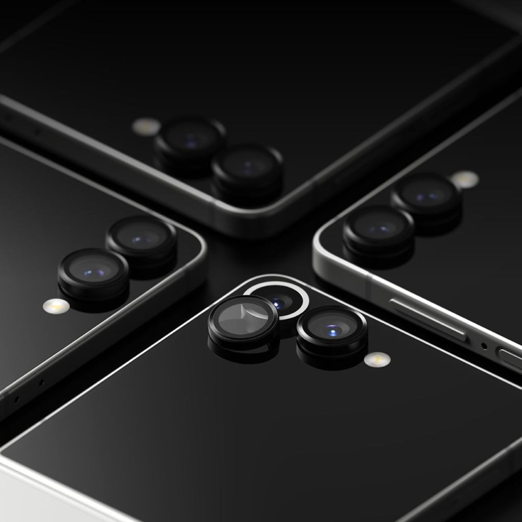 Folie de protectie Camera Spate Ringke pentru Samsung Galaxy Z Flip7 F766, Sticla Securizata, Set 2 bucati, Neagra