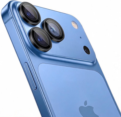 Folie de protectie Camera Spate Tech-Protect CamRing Fit+ pentru Apple iPhone 18 Pro / 18 Pro Max, Sticla Securizata, Neagra