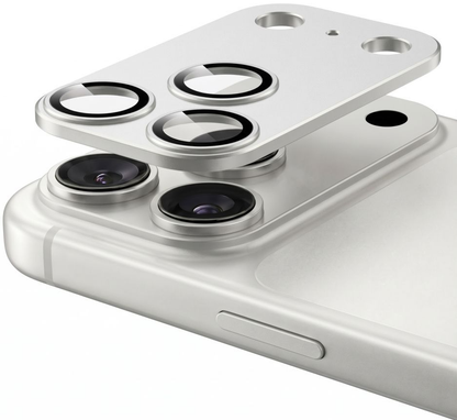 Folie de protectie Camera Spate Tech-Protect CamFull Fit+ pentru Apple iPhone 18 Pro Max, Sticla Securizata, Argintie