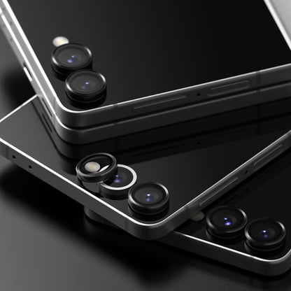 Folie de protectie Camera Spate Ringke pentru Samsung Galaxy Z Flip7 F766, Sticla Securizata, Set 2 bucati, Neagra