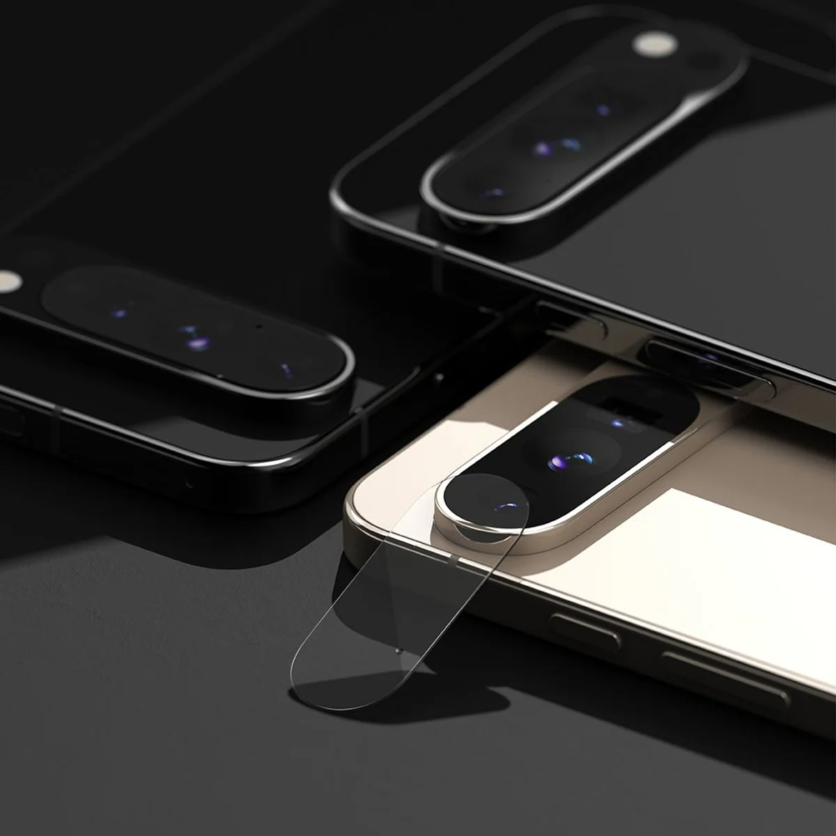 Folie de protectie Camera Spate Ringke pentru Google Pixel 10 Pro XL, Sticla Securizata, Set 2 bucati, Transparenta