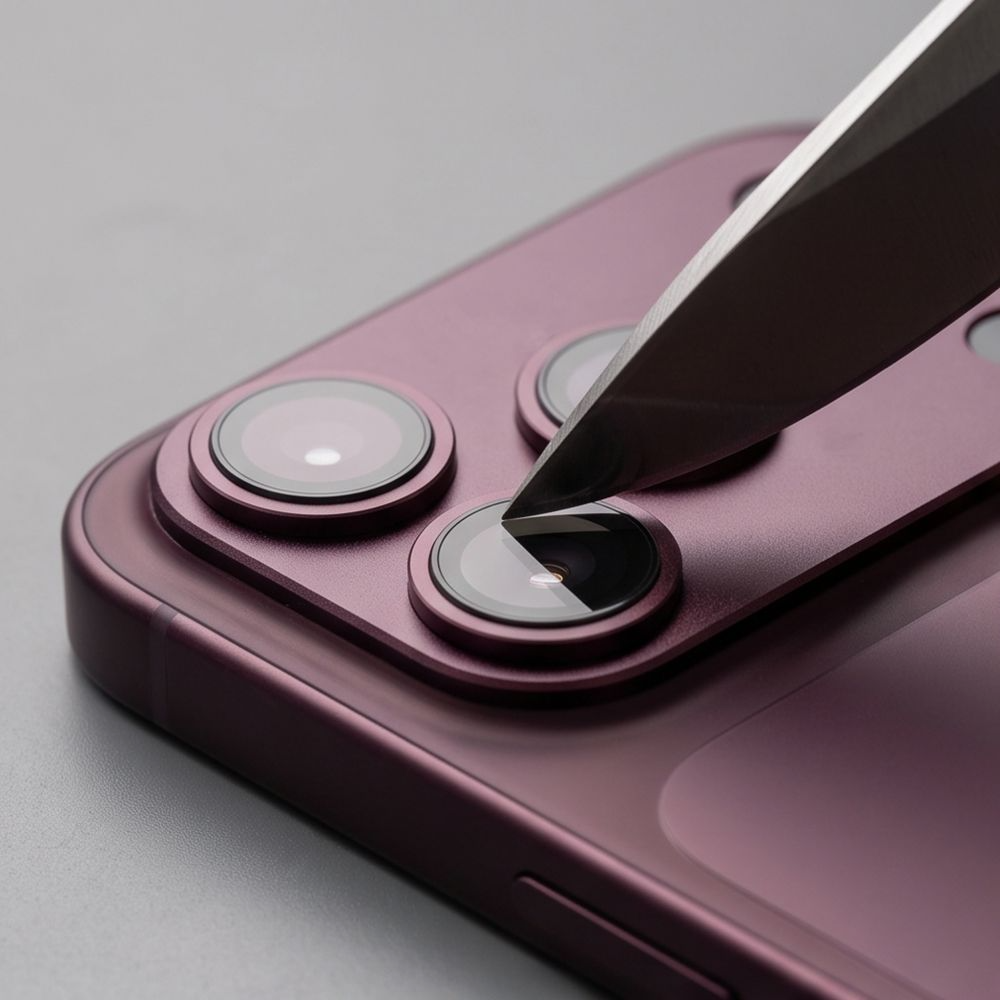 Folie de protectie Camera Spate Tech-Protect CamFull Fit+ pentru Apple iPhone 18 Pro, Sticla Securizata, Visinie