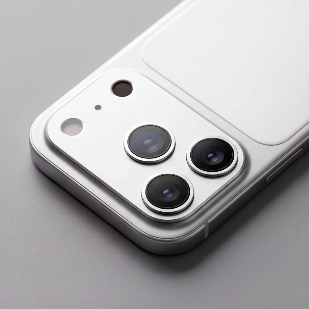 Folie de protectie Camera Spate Tech-Protect CamFull Fit+ pentru Apple iPhone 18 Pro Max, Sticla Securizata, Argintie