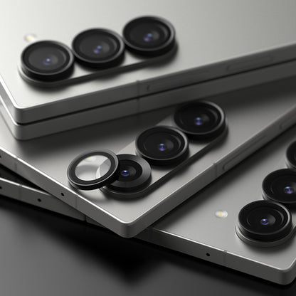 Folie de protectie Camera Spate Ringke pentru Samsung Galaxy Z Fold6 F956, Sticla Securizata, Set 2 bucati, Neagra