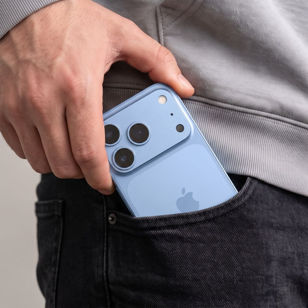 Folie de protectie Camera Spate Tech-Protect CamFull Fit+ pentru Apple iPhone 18 Pro Max, Sticla Securizata, Bleu