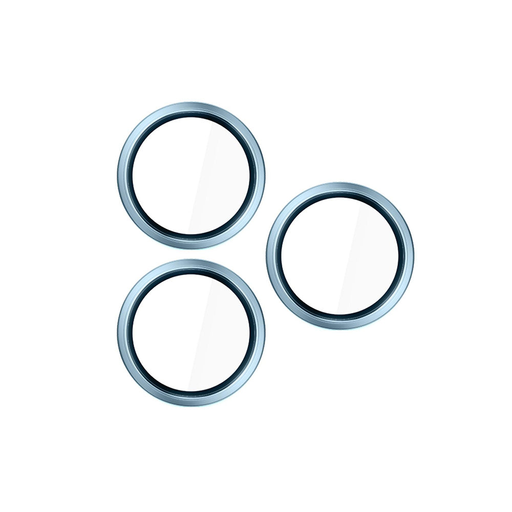 Folie de protectie Camera Spate 3MK Hardy Protection Pro pentru Apple iPhone 17 Pro Max / 17 Pro, Sticla Securizata, Albastra