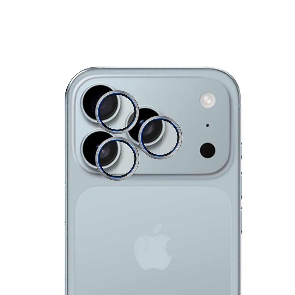 Folie de protectie Camera Spate 3MK Hardy Protection Pro pentru Apple iPhone 17 Pro Max / 17 Pro, Sticla Securizata, Bej