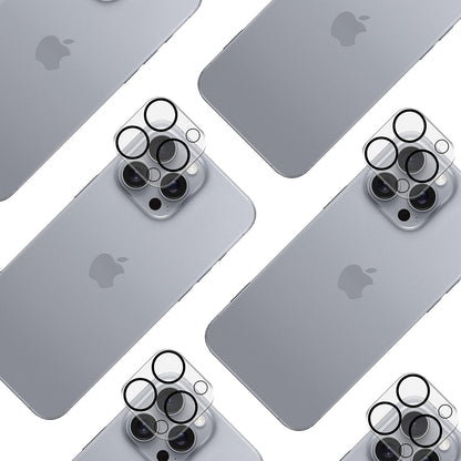 Folie de protectie Camera Spate 3MK Pro Full Cover pentru Apple iPhone 14 Pro, Sticla Securizata, Transparenta