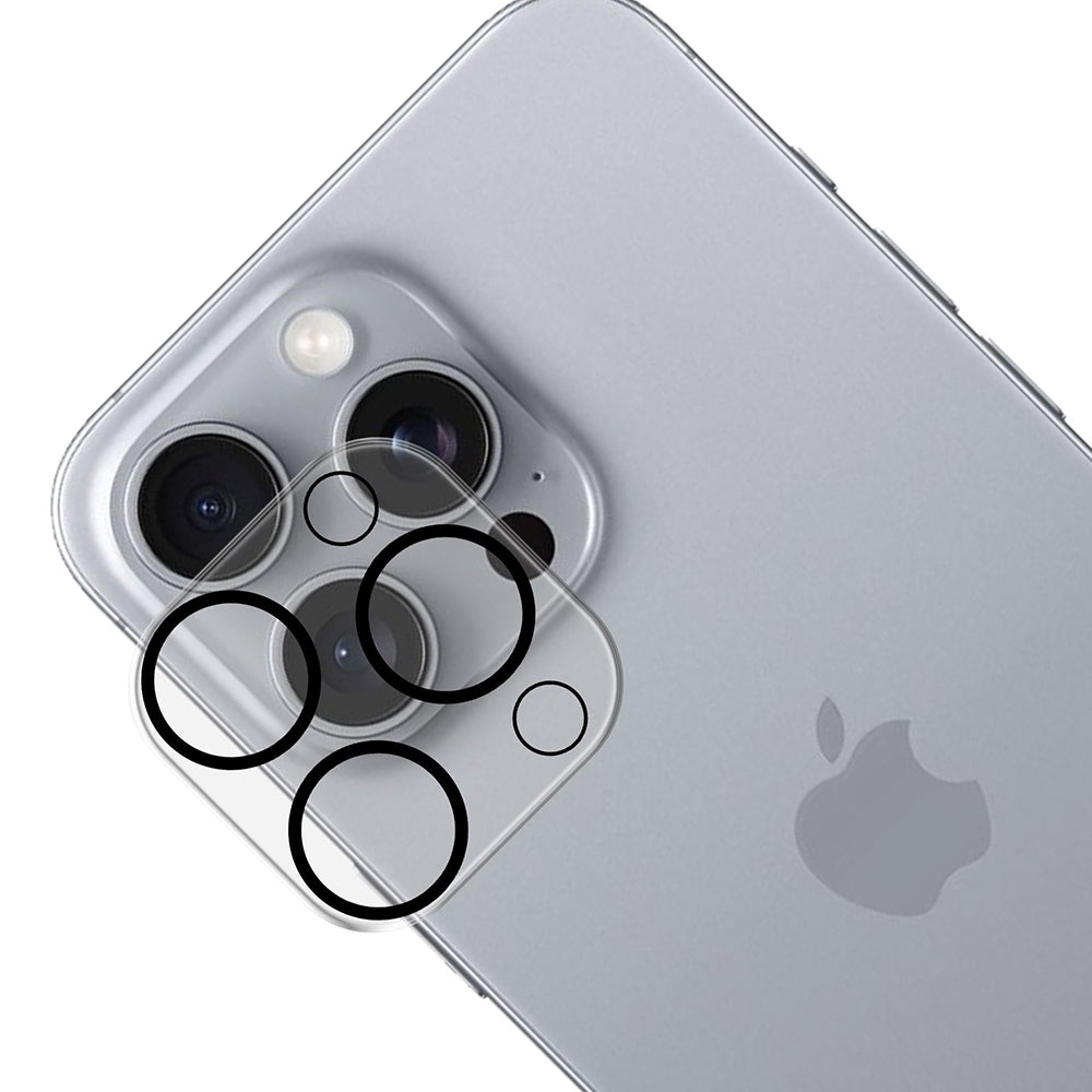 Folie de protectie Camera Spate 3MK Pro Full Cover pentru Apple iPhone 14 Pro, Sticla Securizata, Transparenta