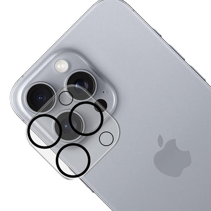 Folie de protectie Camera Spate 3MK Pro Full Cover pentru Apple iPhone 14 Pro, Sticla Securizata, Transparenta
