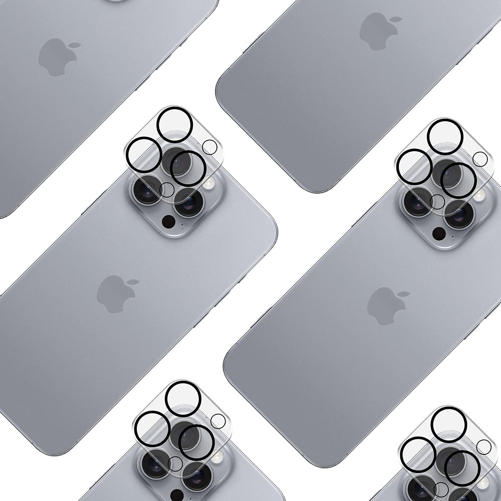 Folie de protectie Camera Spate 3MK Pro Full Cover pentru Apple iPhone 16 Pro Max / 16 Pro, Sticla Securizata, Neagra